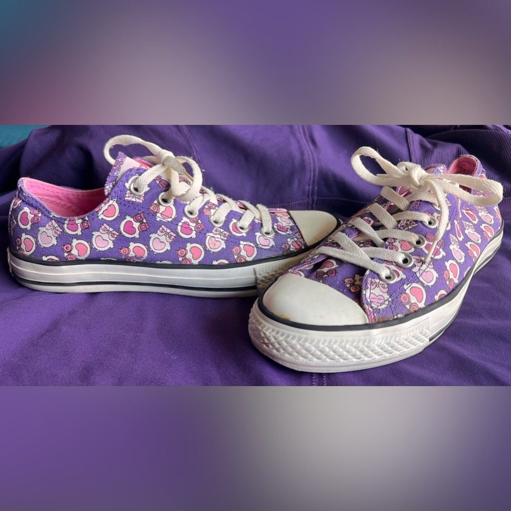 Vintage All⭐️Star OWL Low Top Converse - Picture 3 of 5
